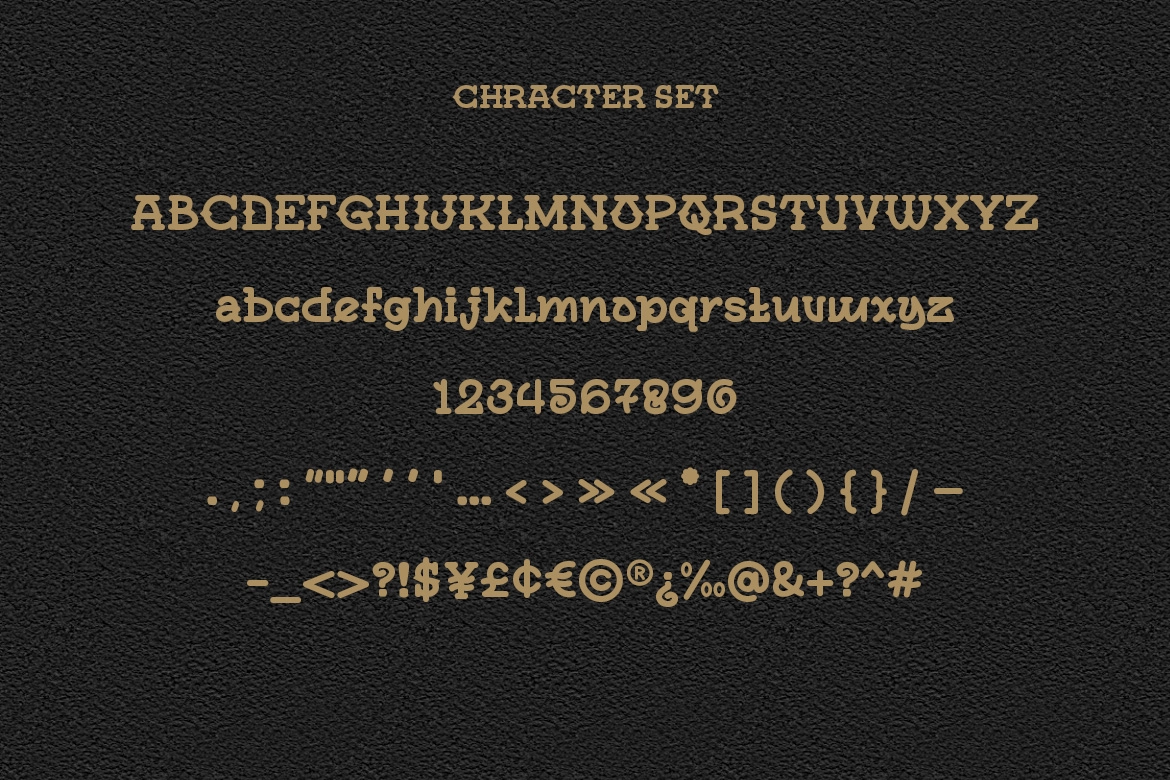 Bungo Western - Western Display Font