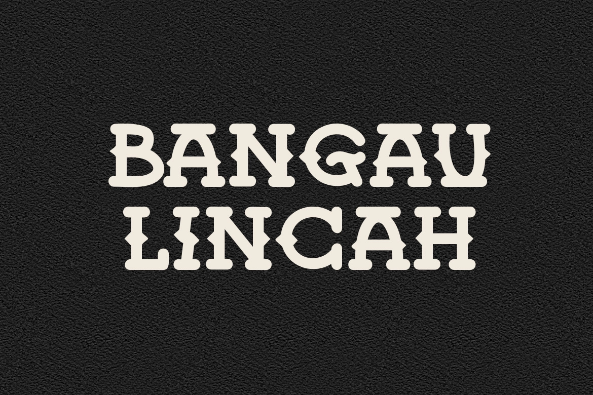 Bungo Western - Western Display Font