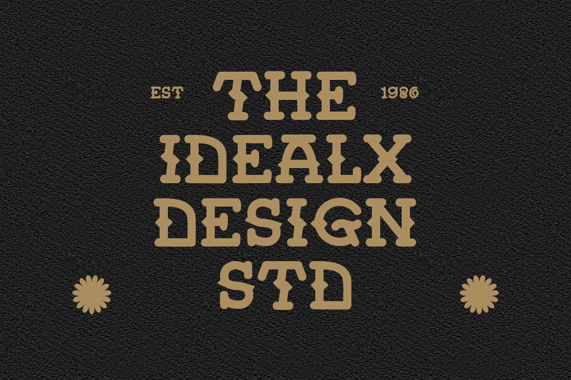 Bungo Western - Western Display Font