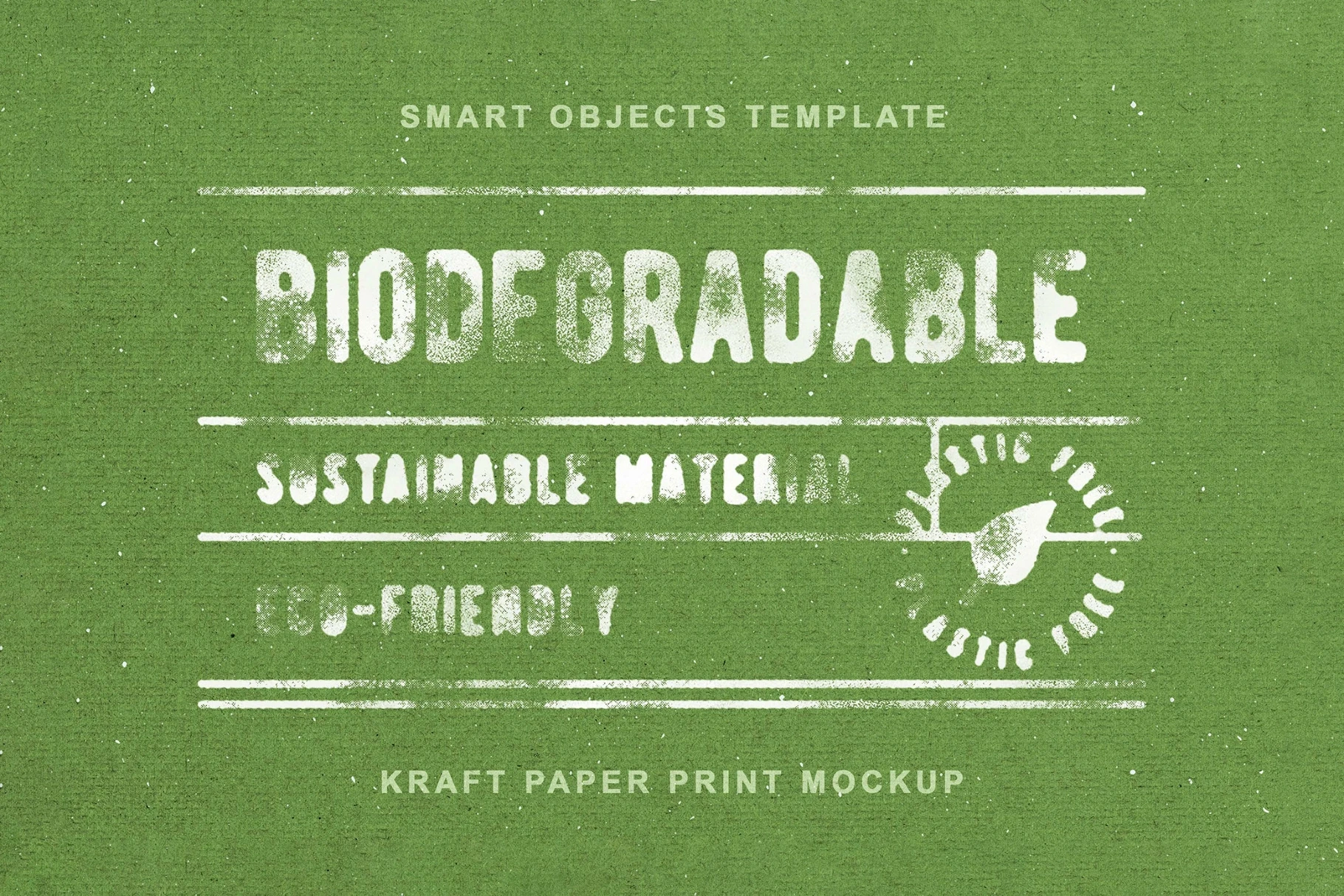 Kraft Paper Print Mockup