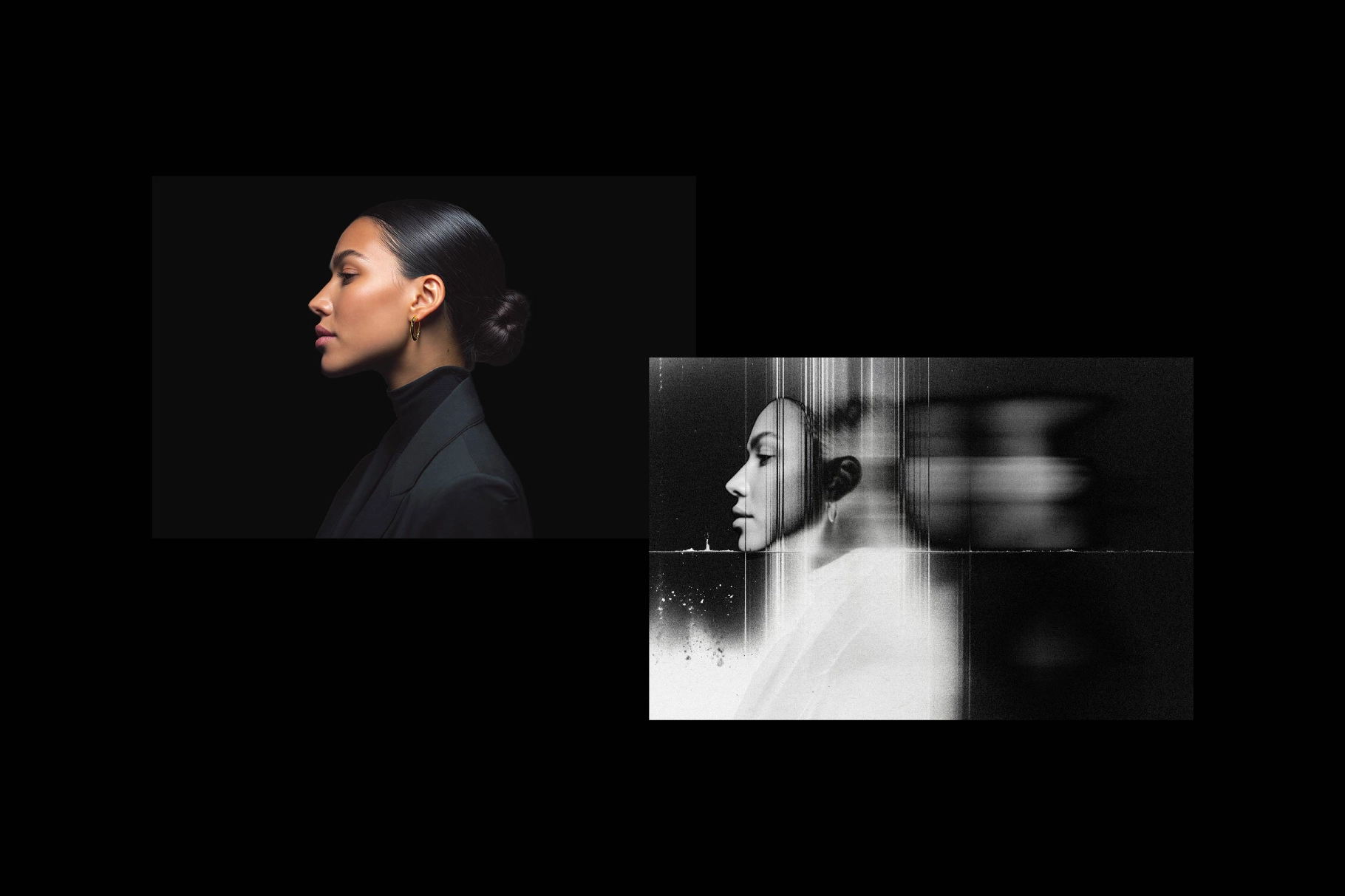 Glitch Scanner Photo Effect