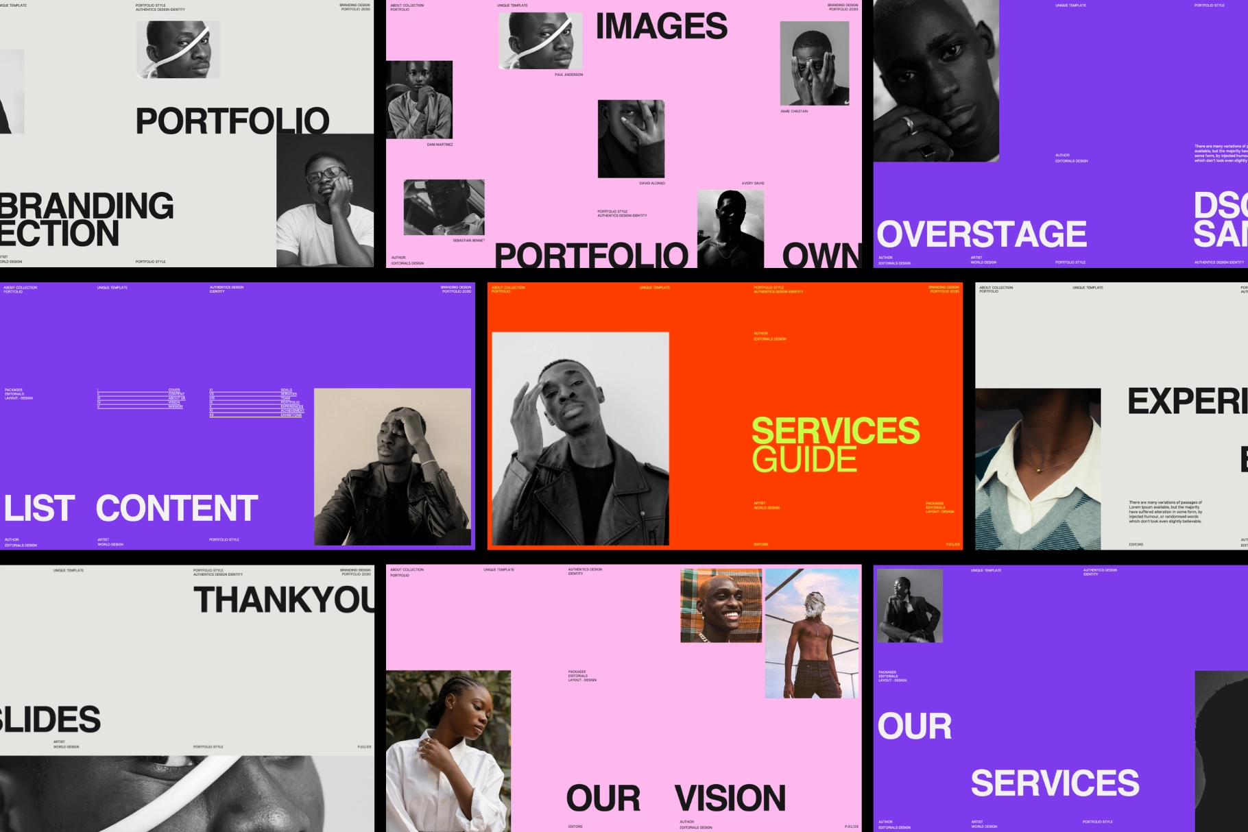 PowerPoint Presentation Template - Services Guide