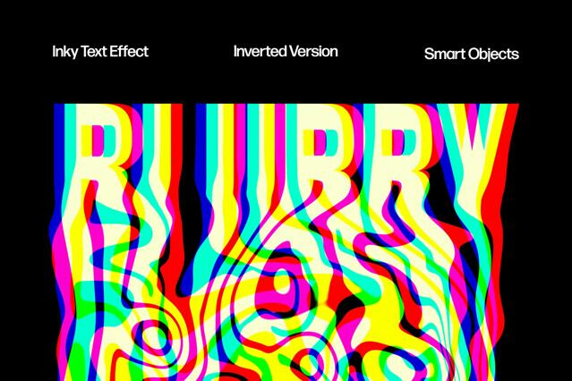 Melting Twirl Text Effect