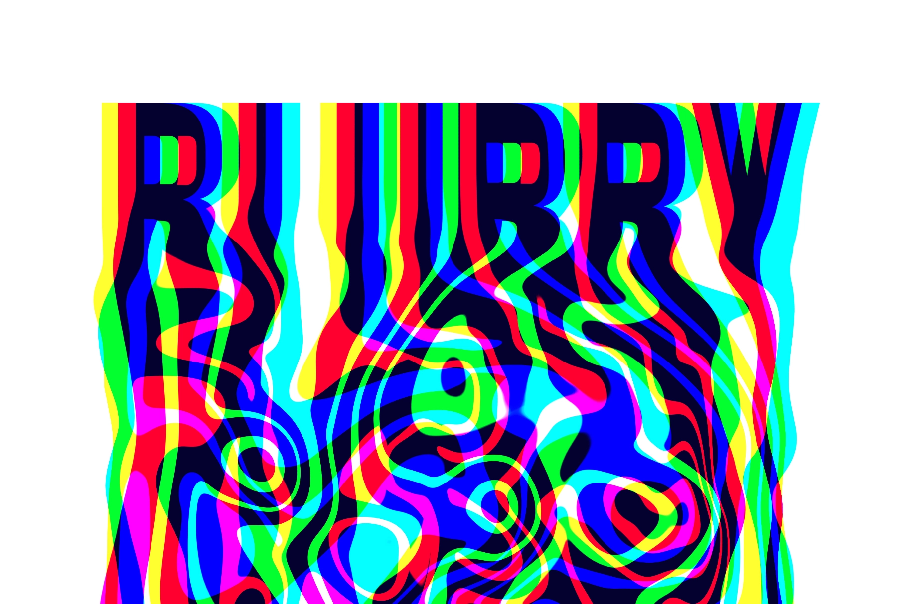 Melting Twirl Text Effect