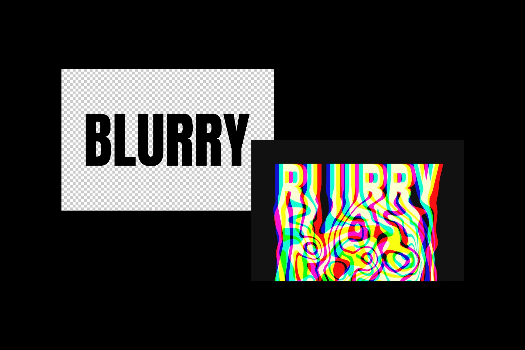 Melting Twirl Text Effect