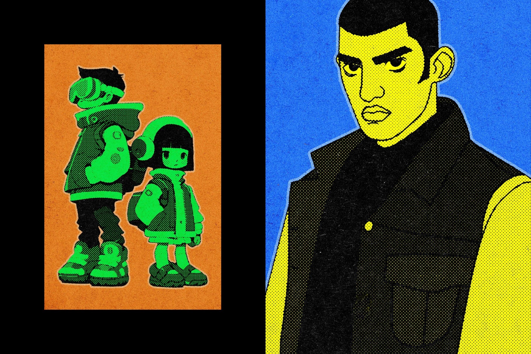 Retro Pop Art Photo Effect