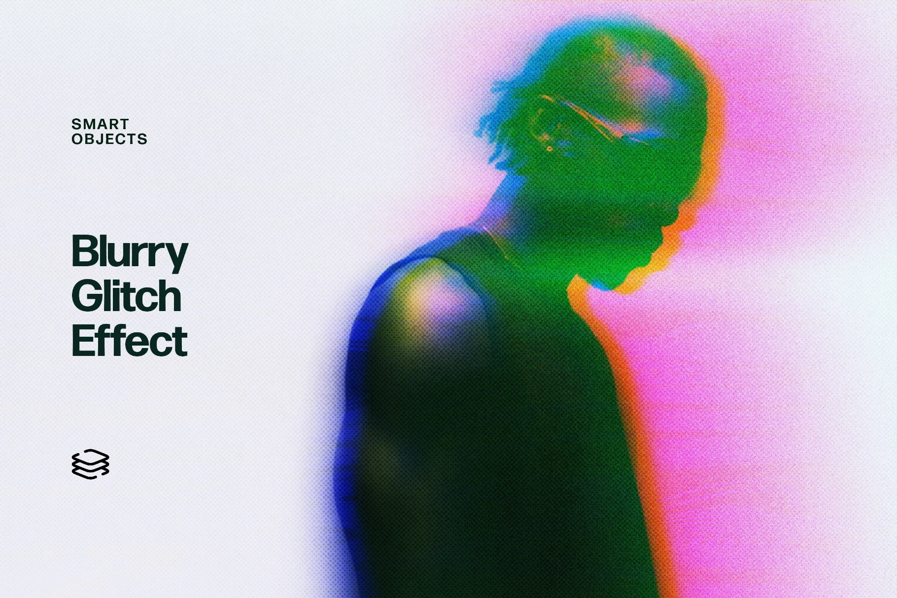 Blurry Glitch Photo Effect