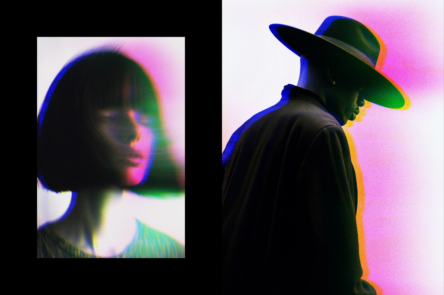 Blurry Glitch Photo Effect