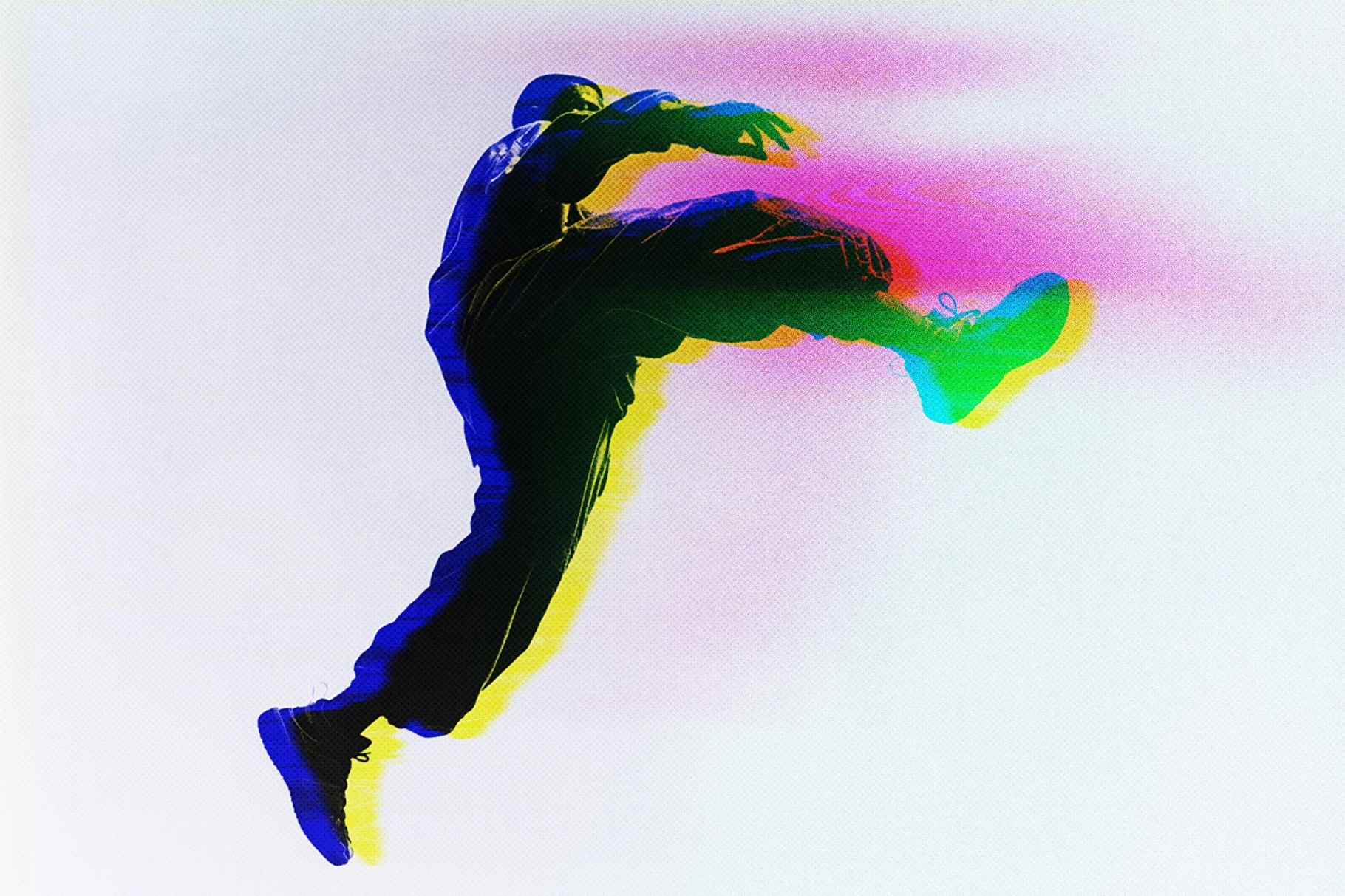 Blurry Glitch Photo Effect