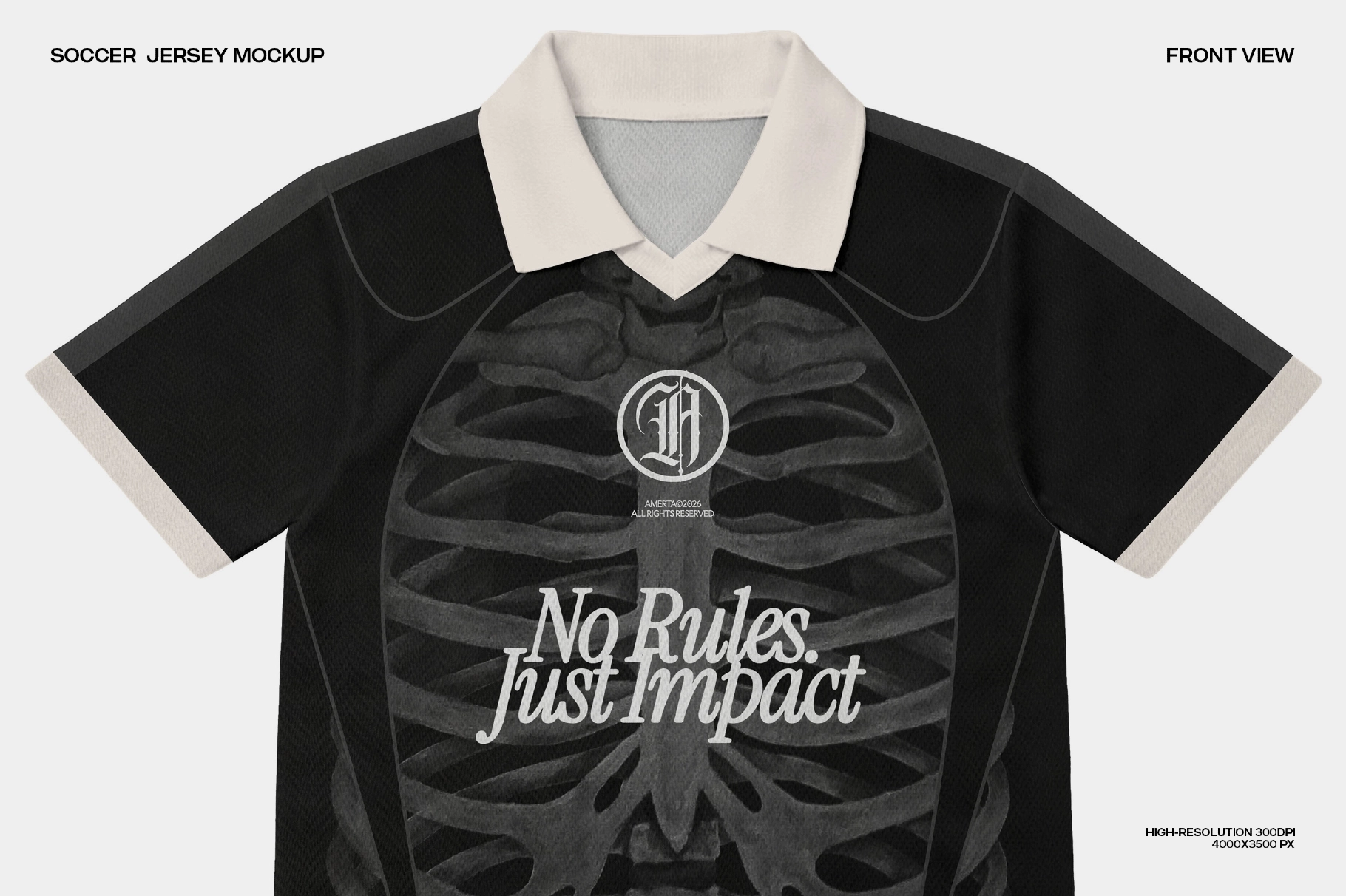 Sports Jersey Mockup - Front View