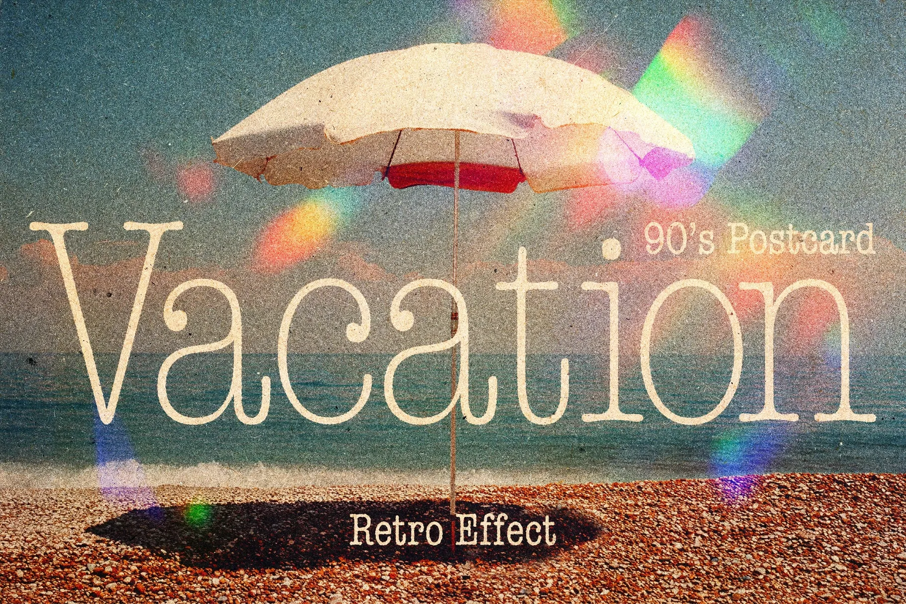 Vacation Postcard Photo Effect