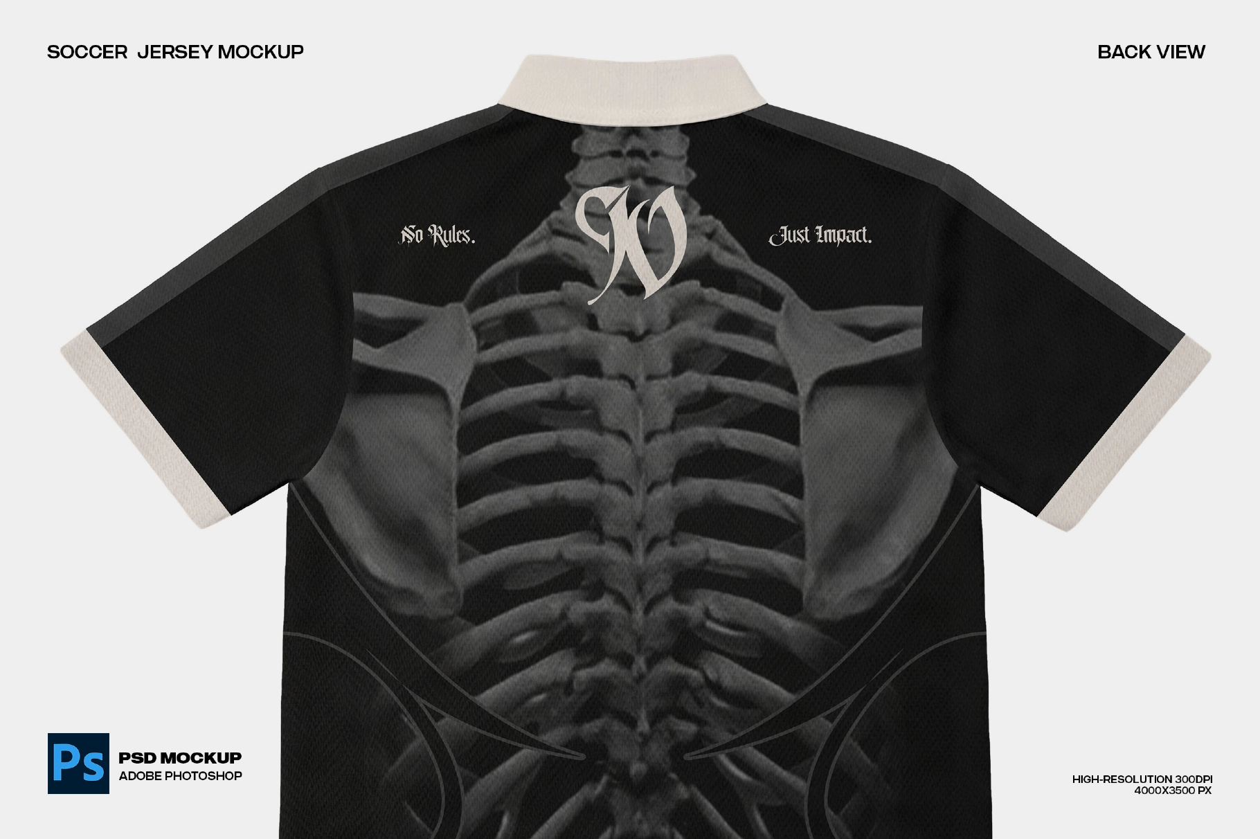 Sports Jersey Mockup - Back View