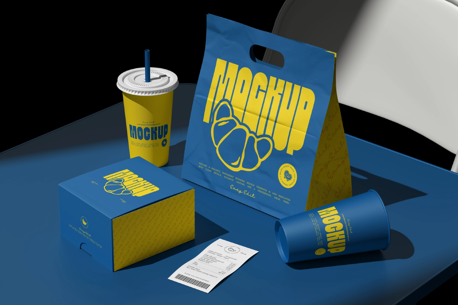 Restaurant Packaging Mockup