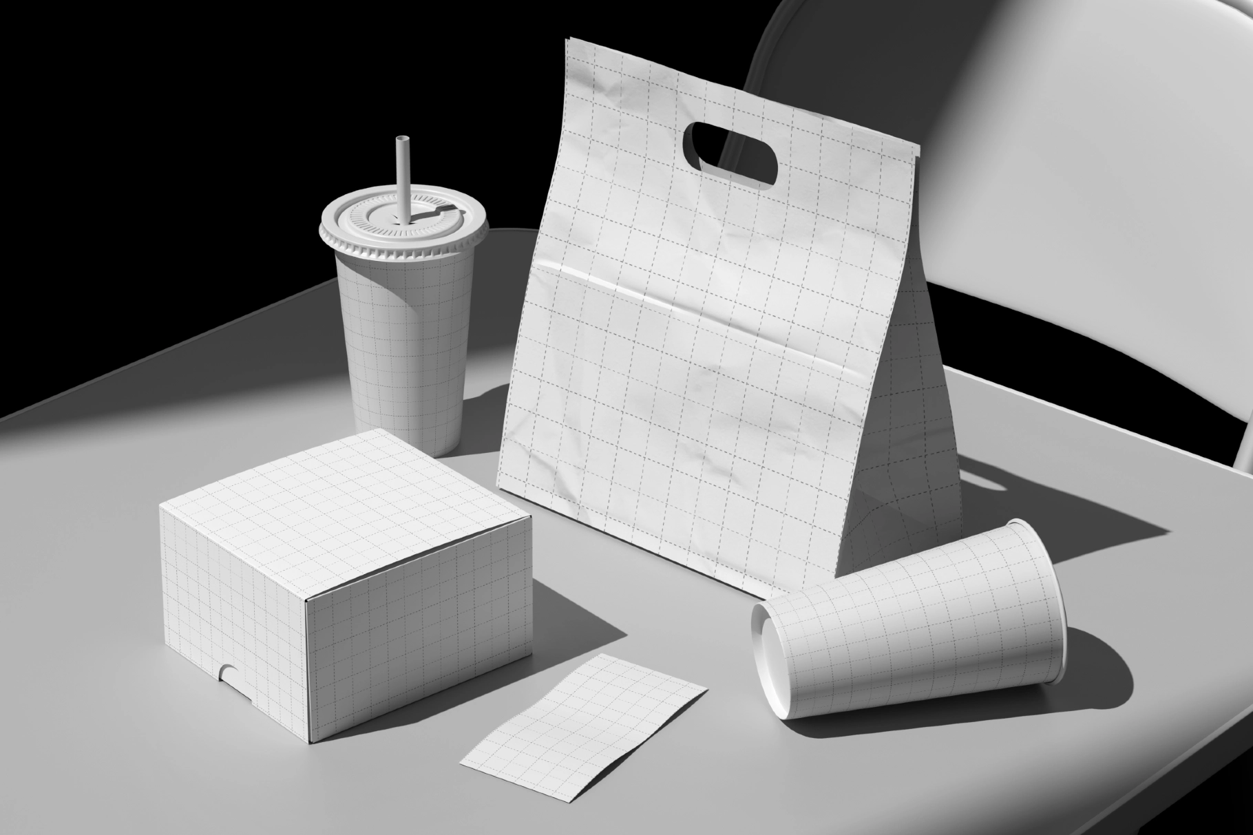 Restaurant Packaging Mockup