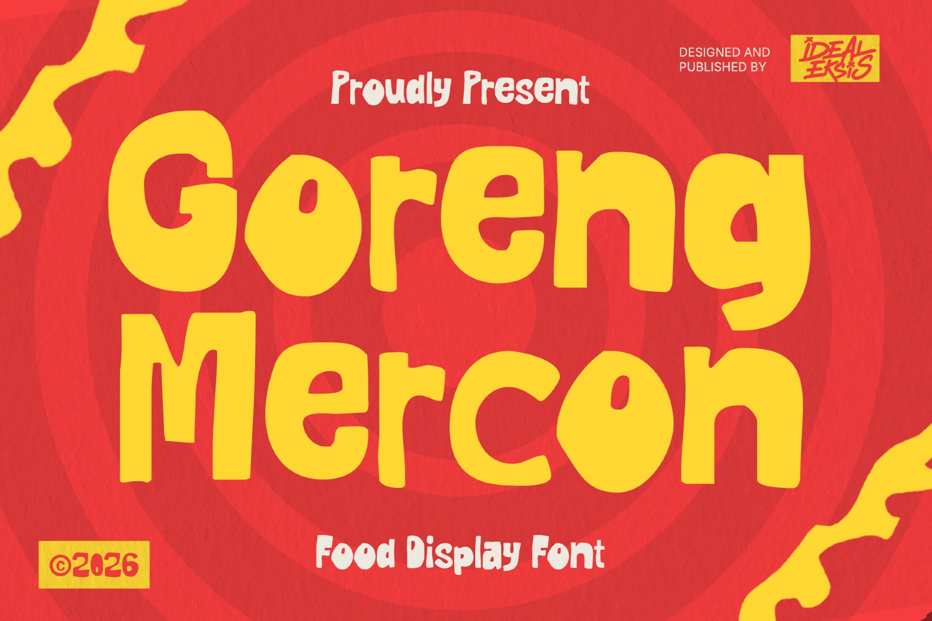 Goreng Mercon - Playful Display Font