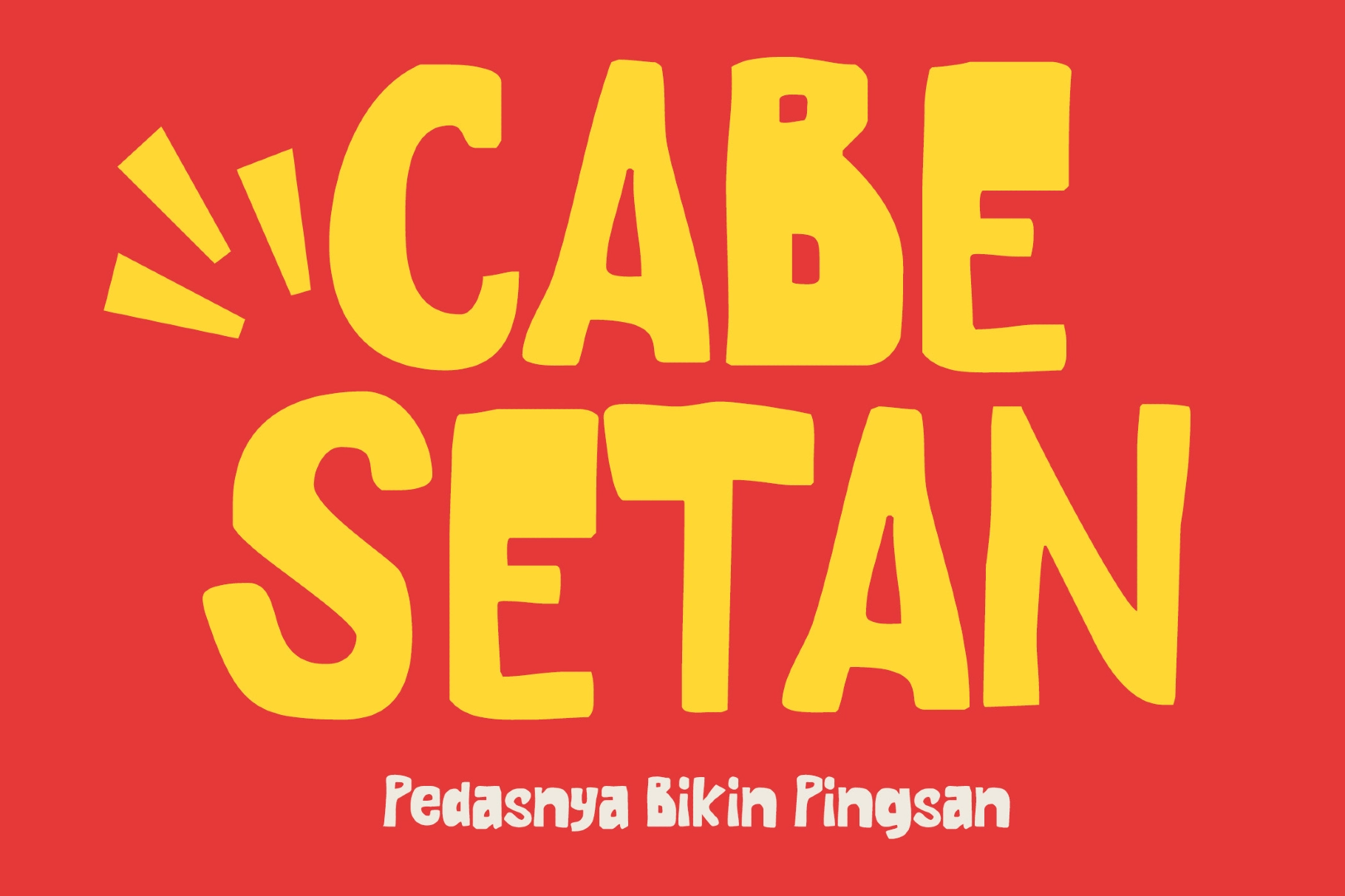 Goreng Mercon - Playful Display Font