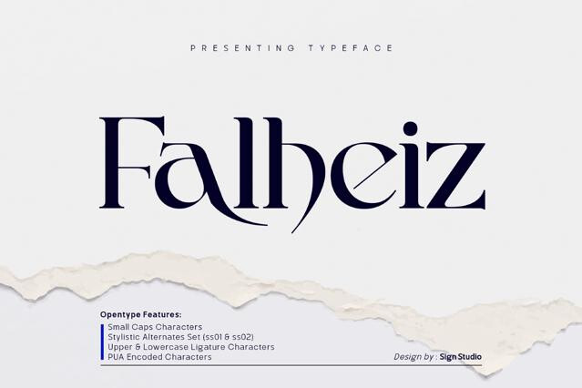 Falheiz - Modern Western Serif Typeface