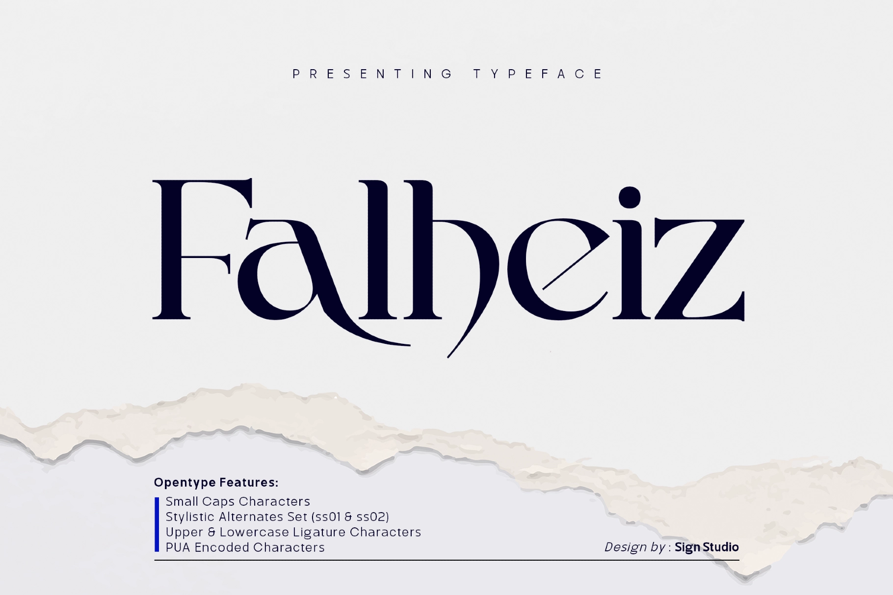 Falheiz - Modern Western Serif Typeface