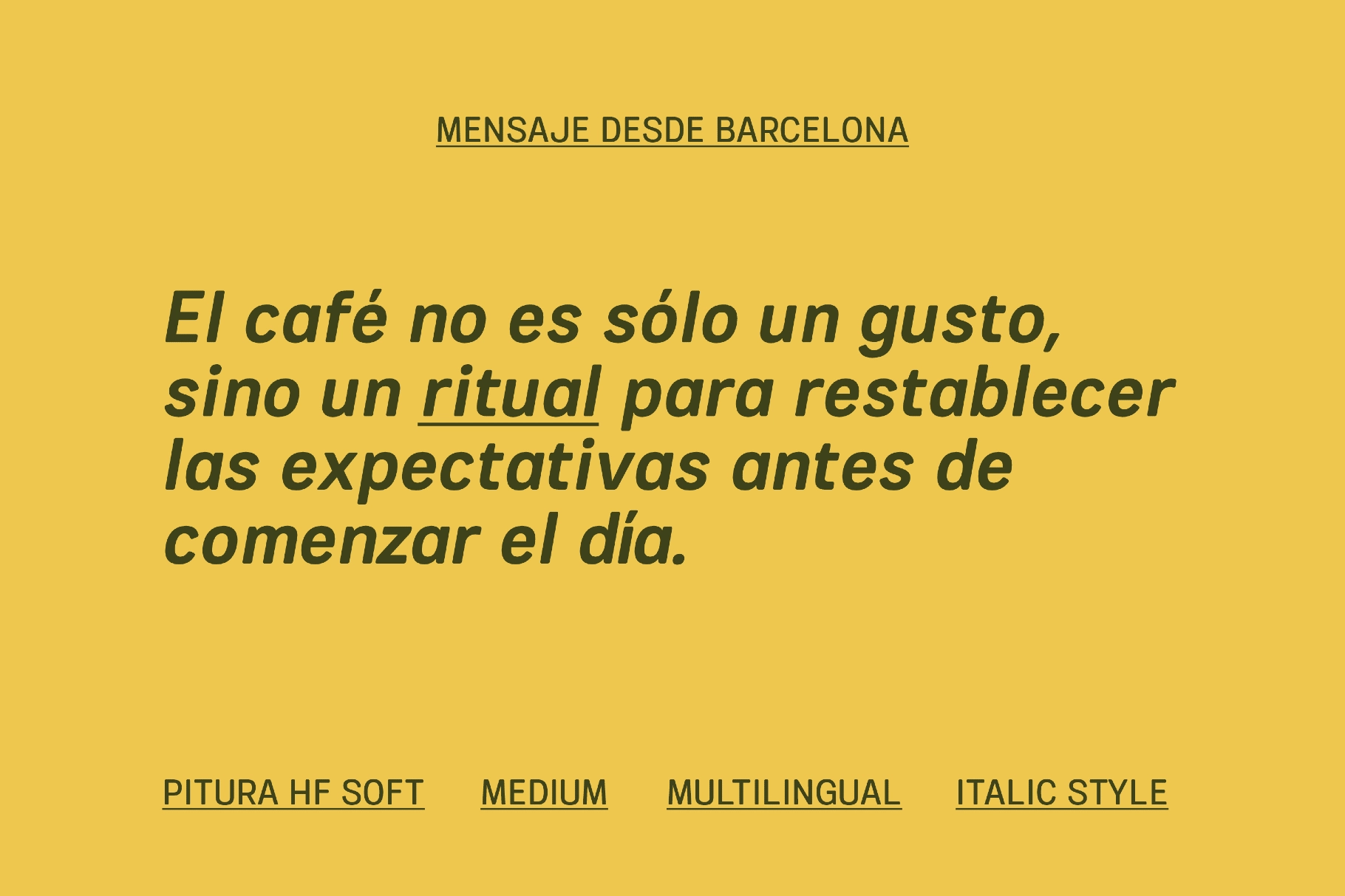 Pitura HF - Modern Sans Serif Font Family