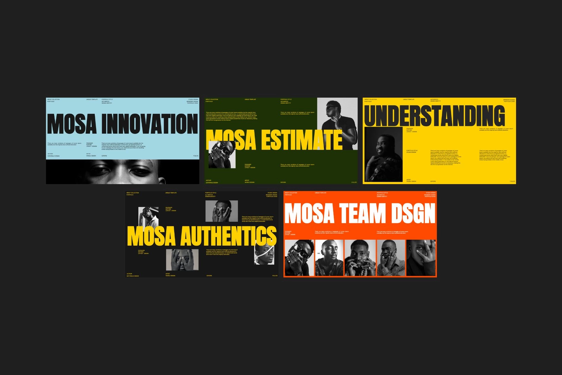 Mosa - Bold Brand Canva Template