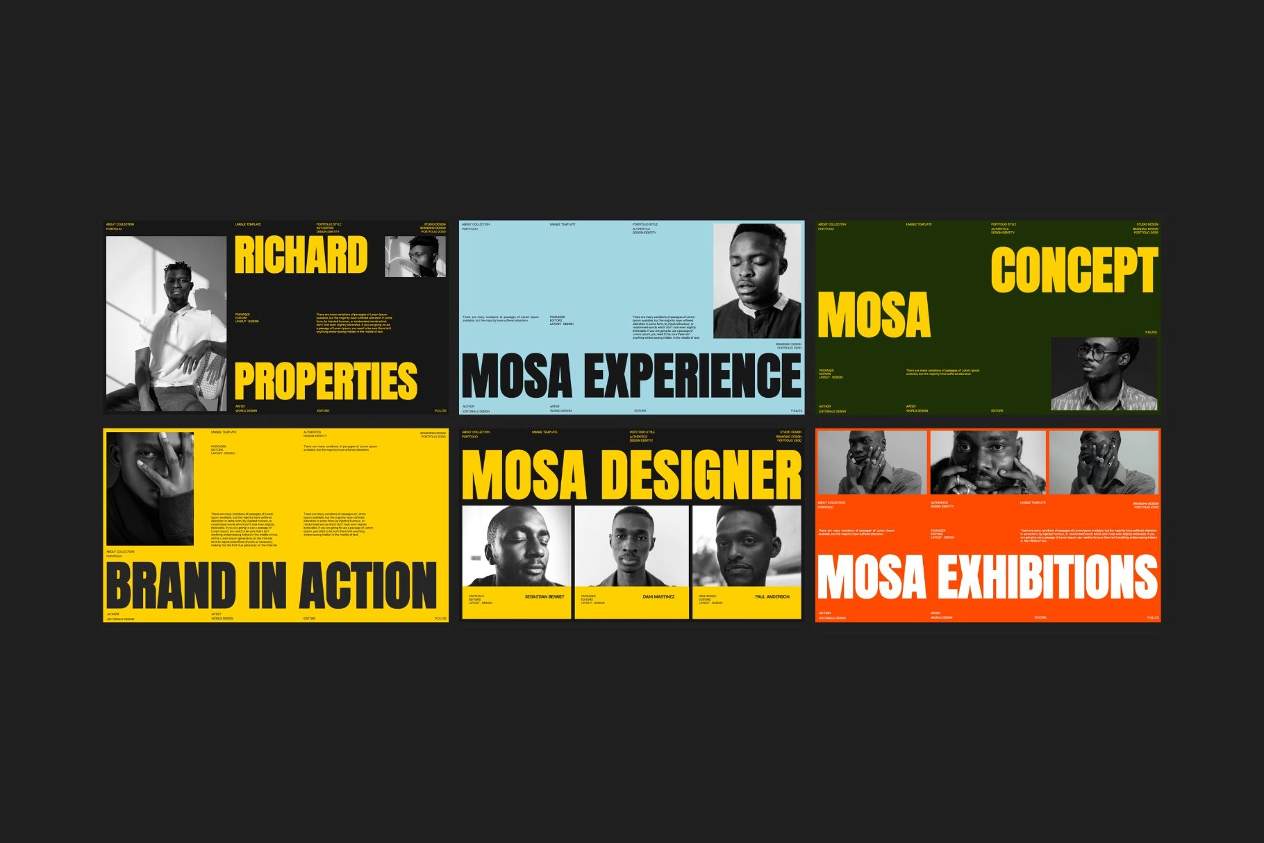 Mosa - Bold Brand Canva Template