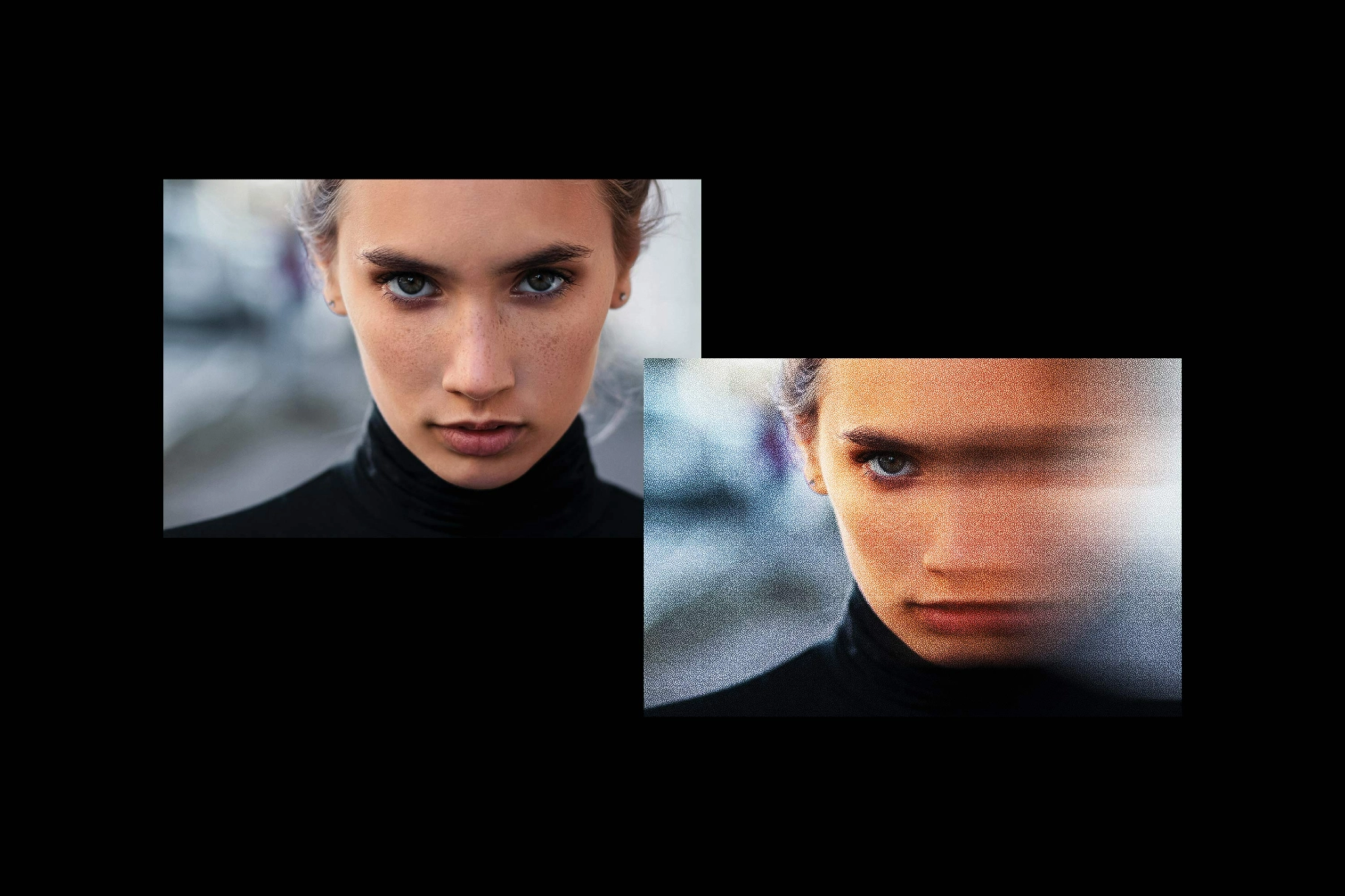 Motion Dots Photo Effect