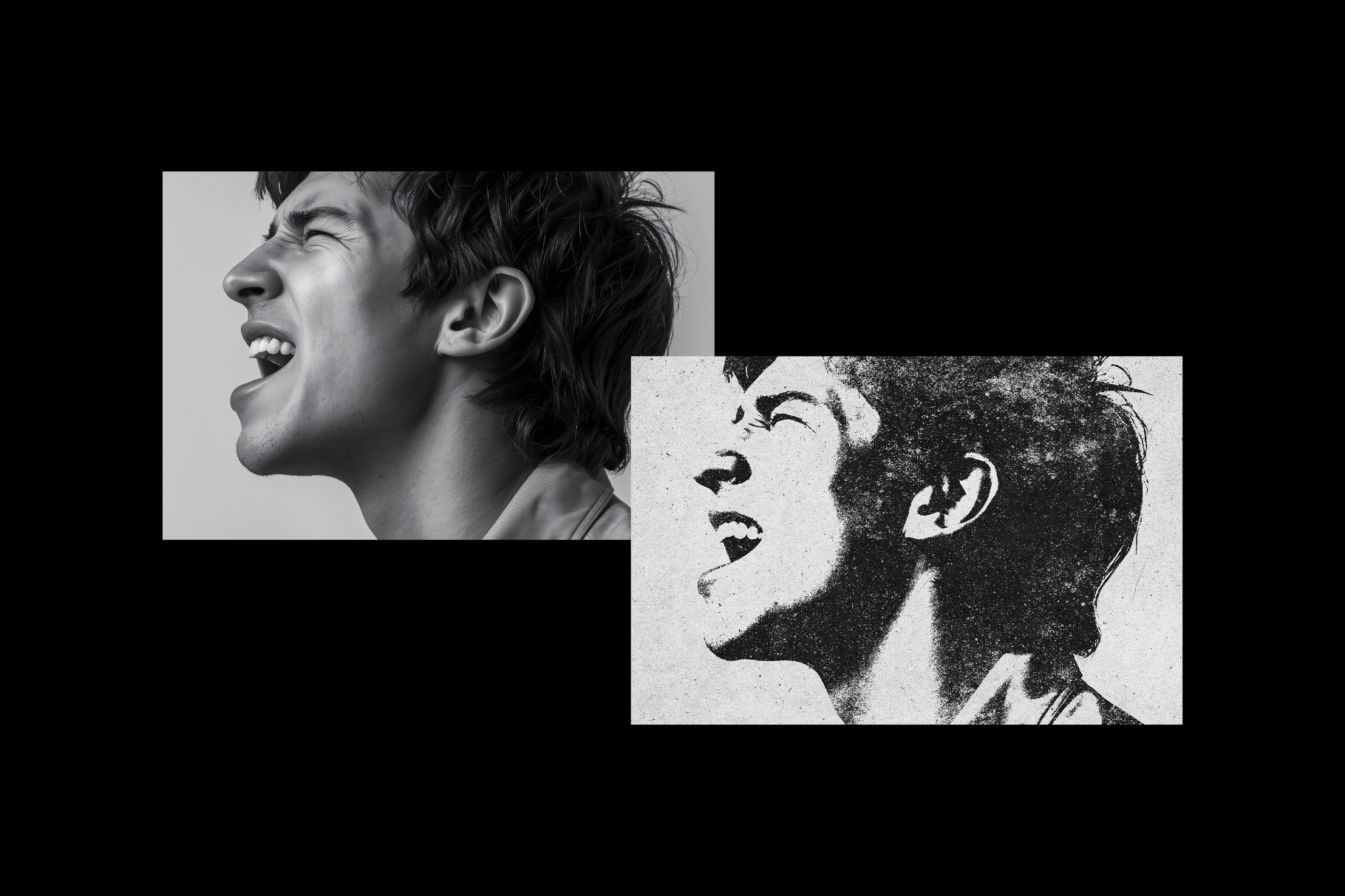 Grunge Print Photo Effect