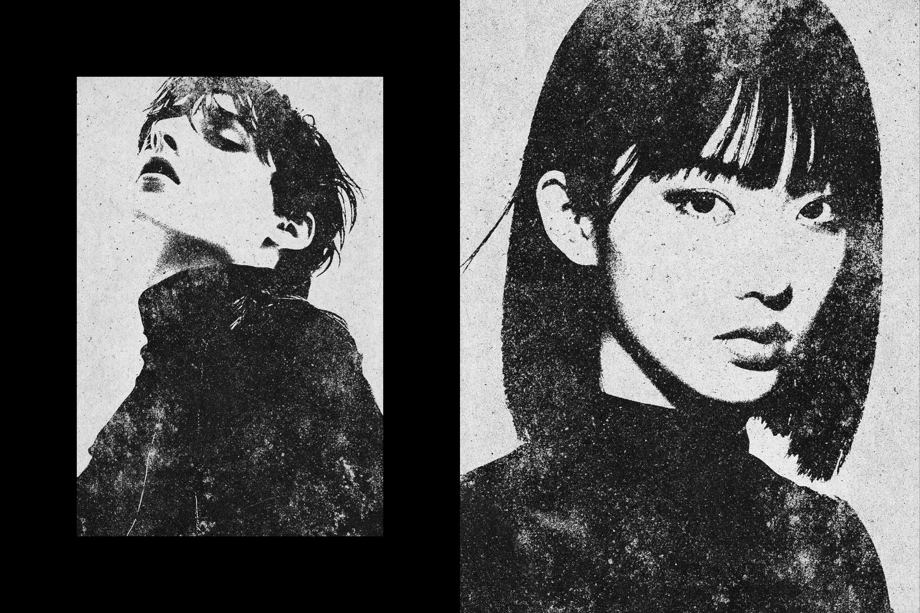 Grunge Print Photo Effect