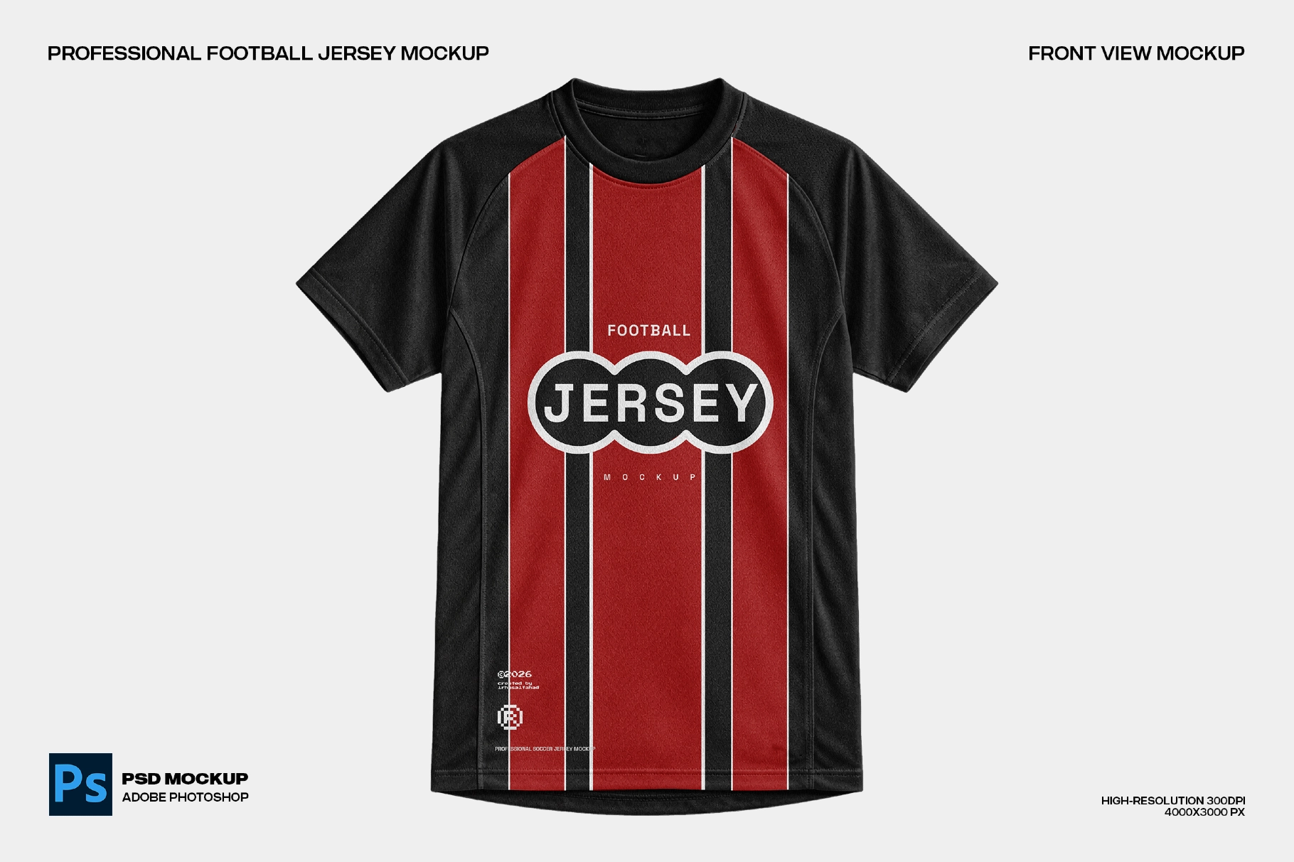 Soccer Jersey Mockup - Front View