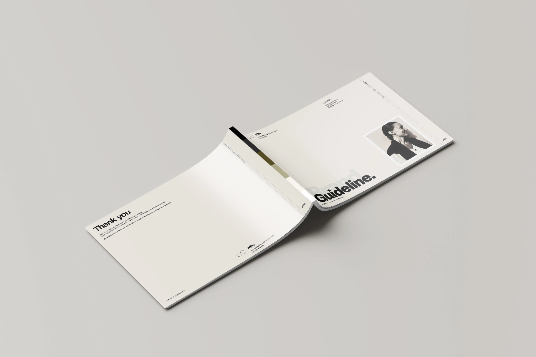 Róhe - Brand Guidelines Presentation Template