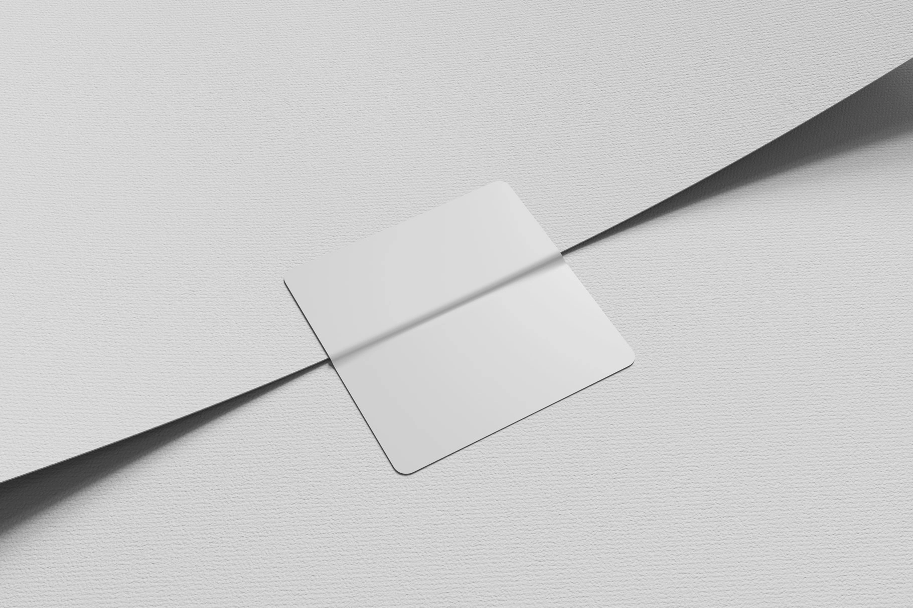 Square Sticker Mockup