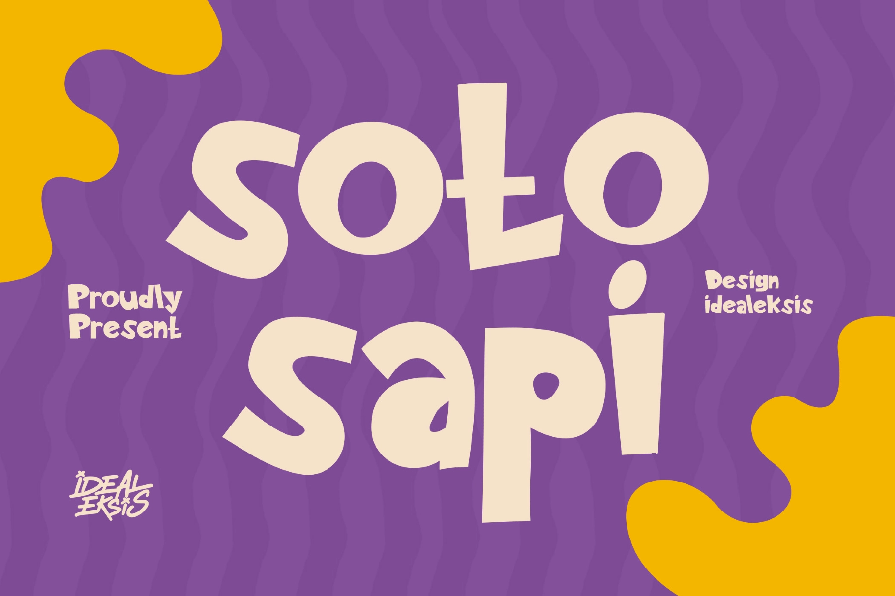 Soto Sapi – Playful Cartoon Display Font
