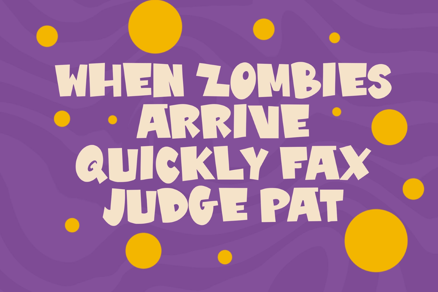 Soto Sapi – Playful Cartoon Display Font