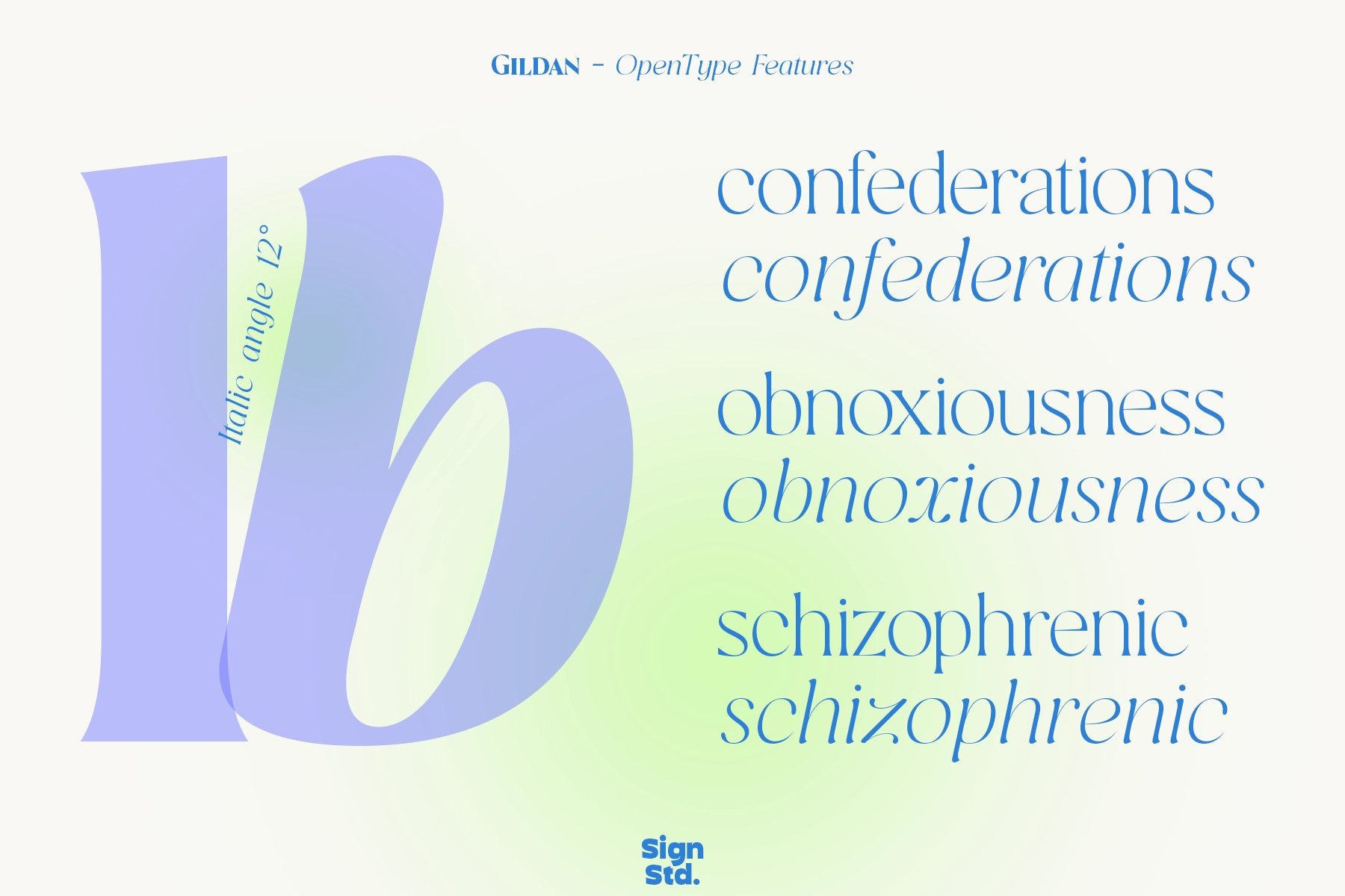 Gildan – Elegant Modern Serif Font