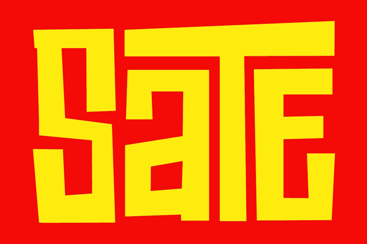 Sate Kacang – Bold Playful Display Font