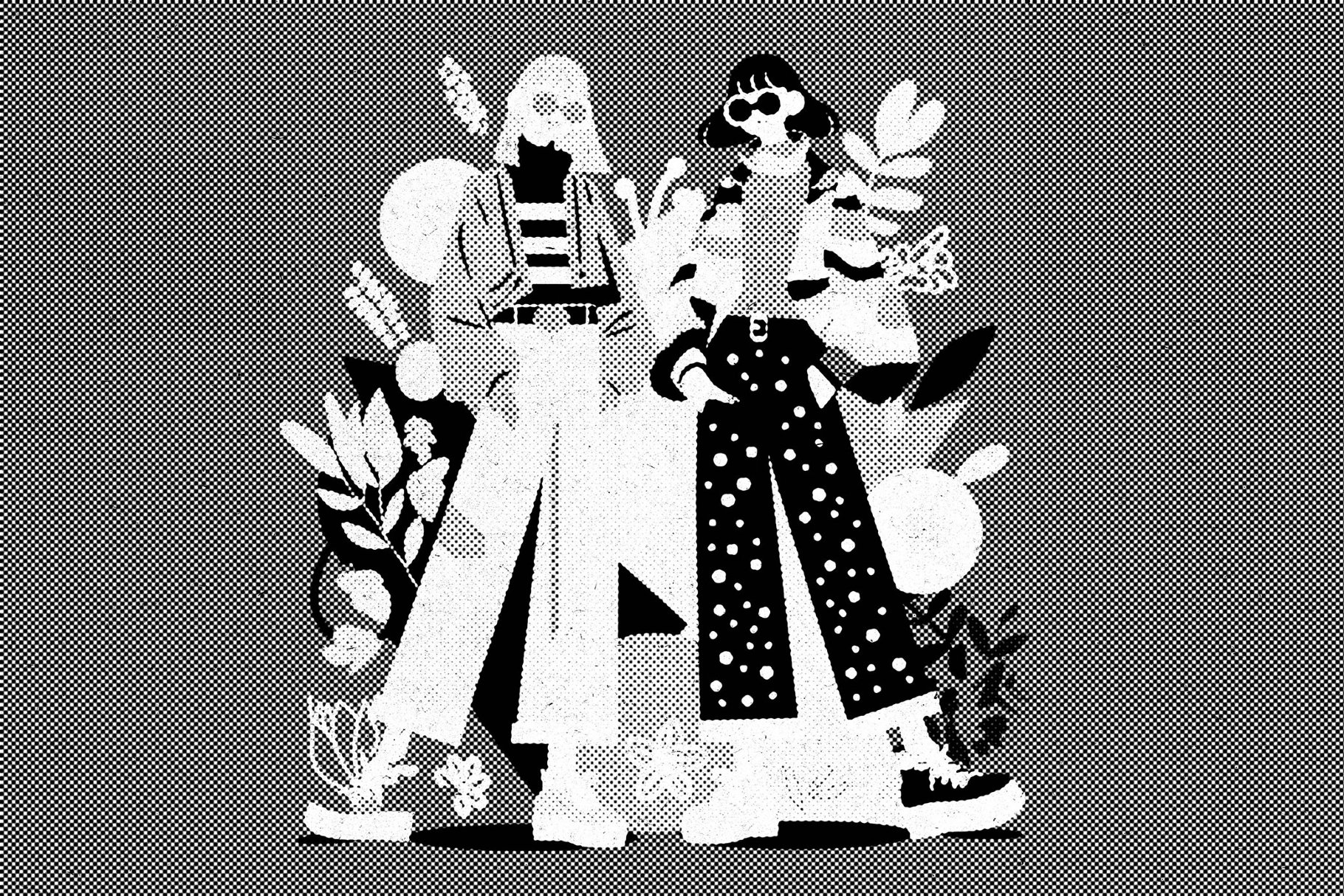 Newsprint Halftone Photo Effect