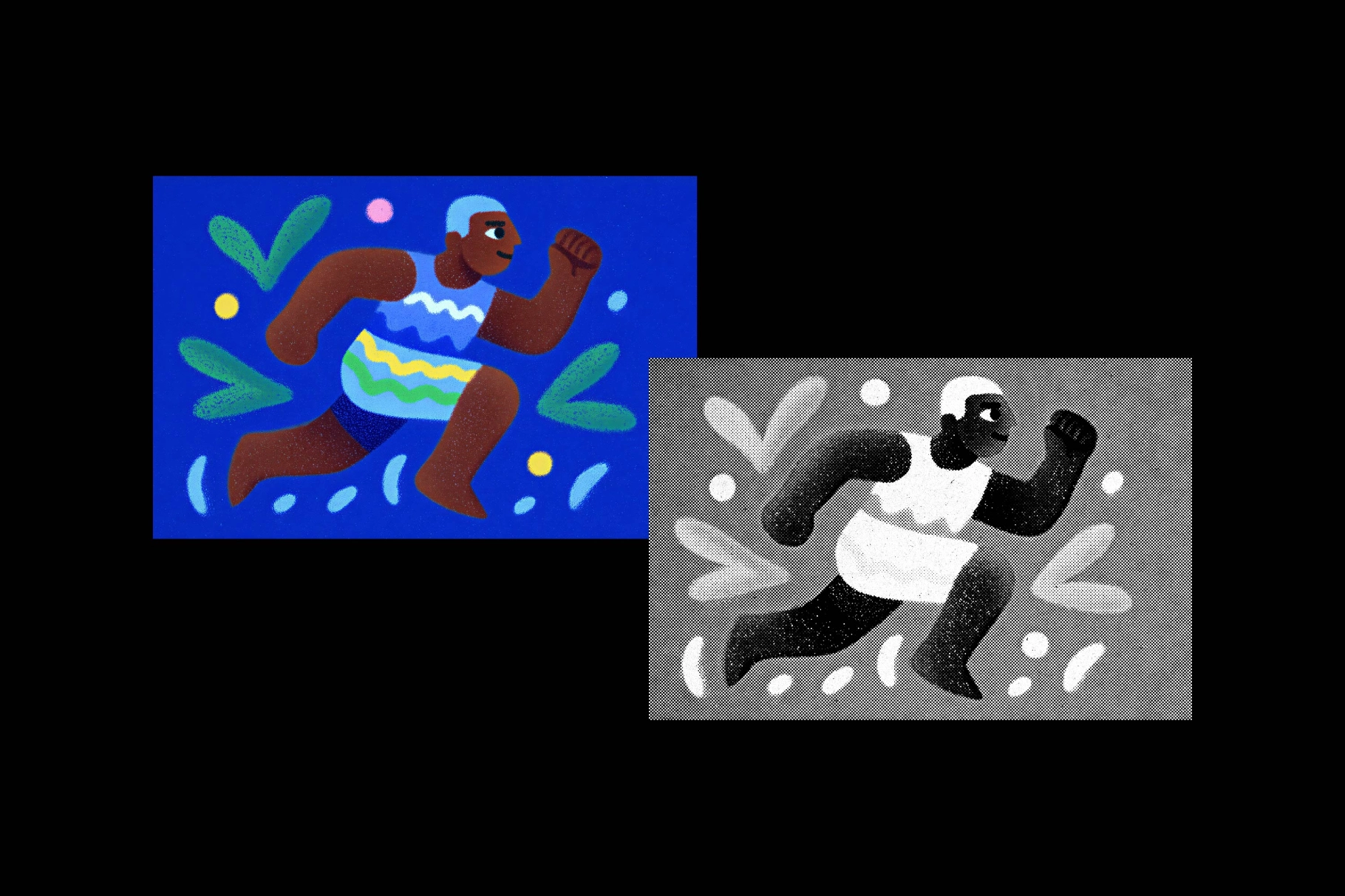 Newsprint Halftone Photo Effect