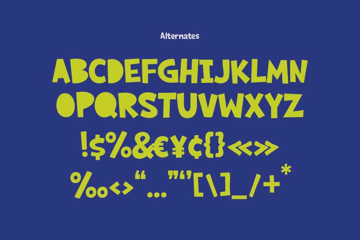 Durian Montong – Bold Playful Display Font