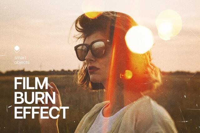Film Burn Photo Effect
