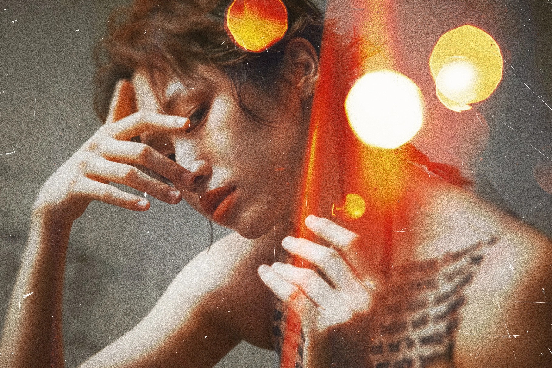 Film Burn Photo Effect