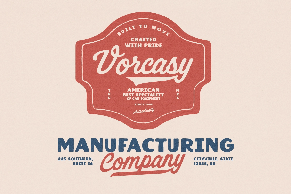 Rustic Graytone – Retro Script and Sans Font Duo