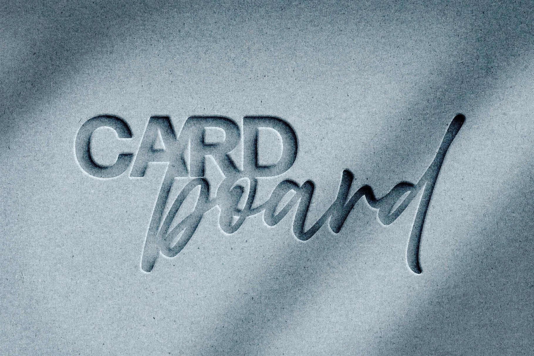 Tactile Paper Debossing Mockup