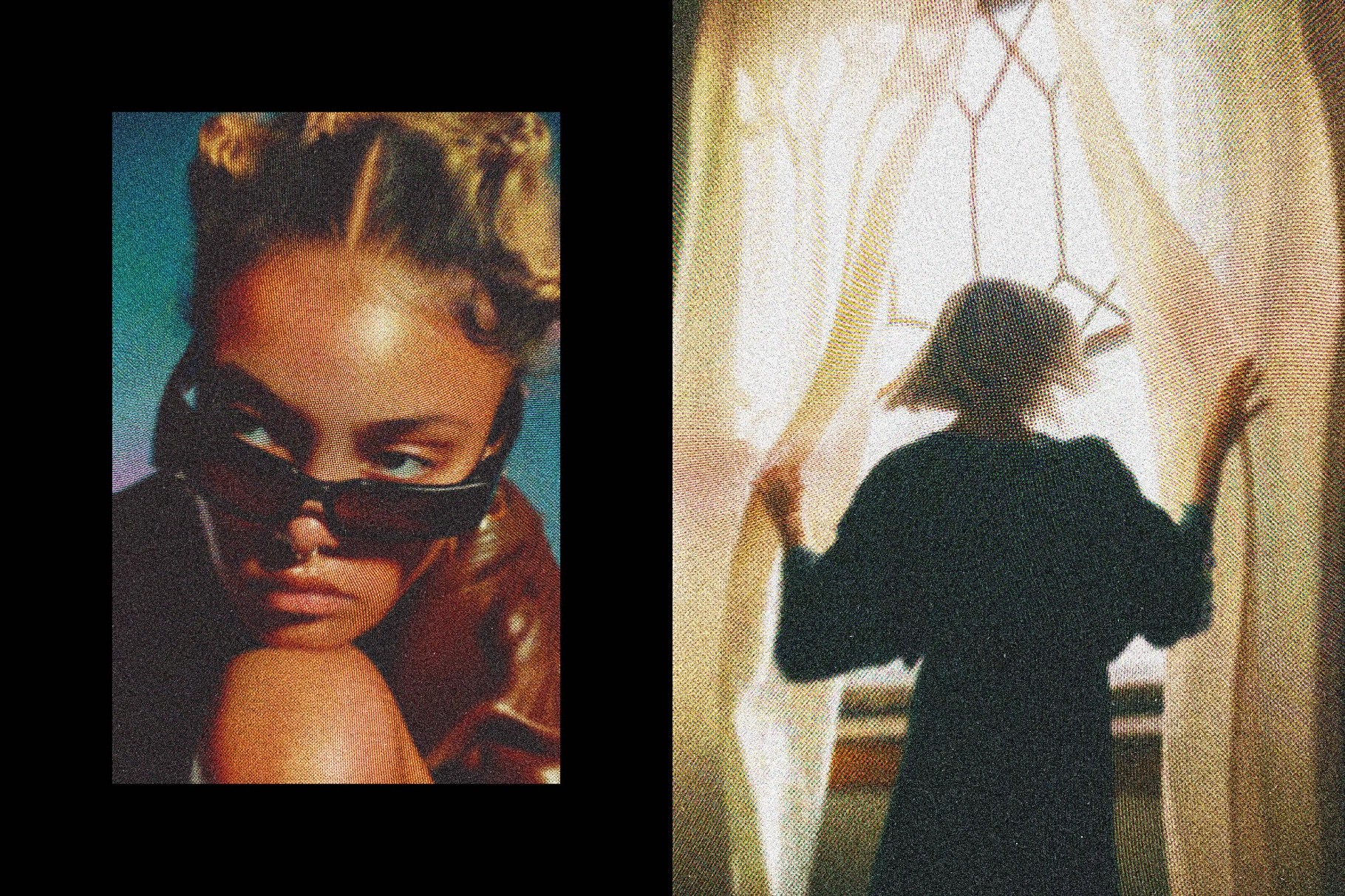 Screen Distortion Photo Effect