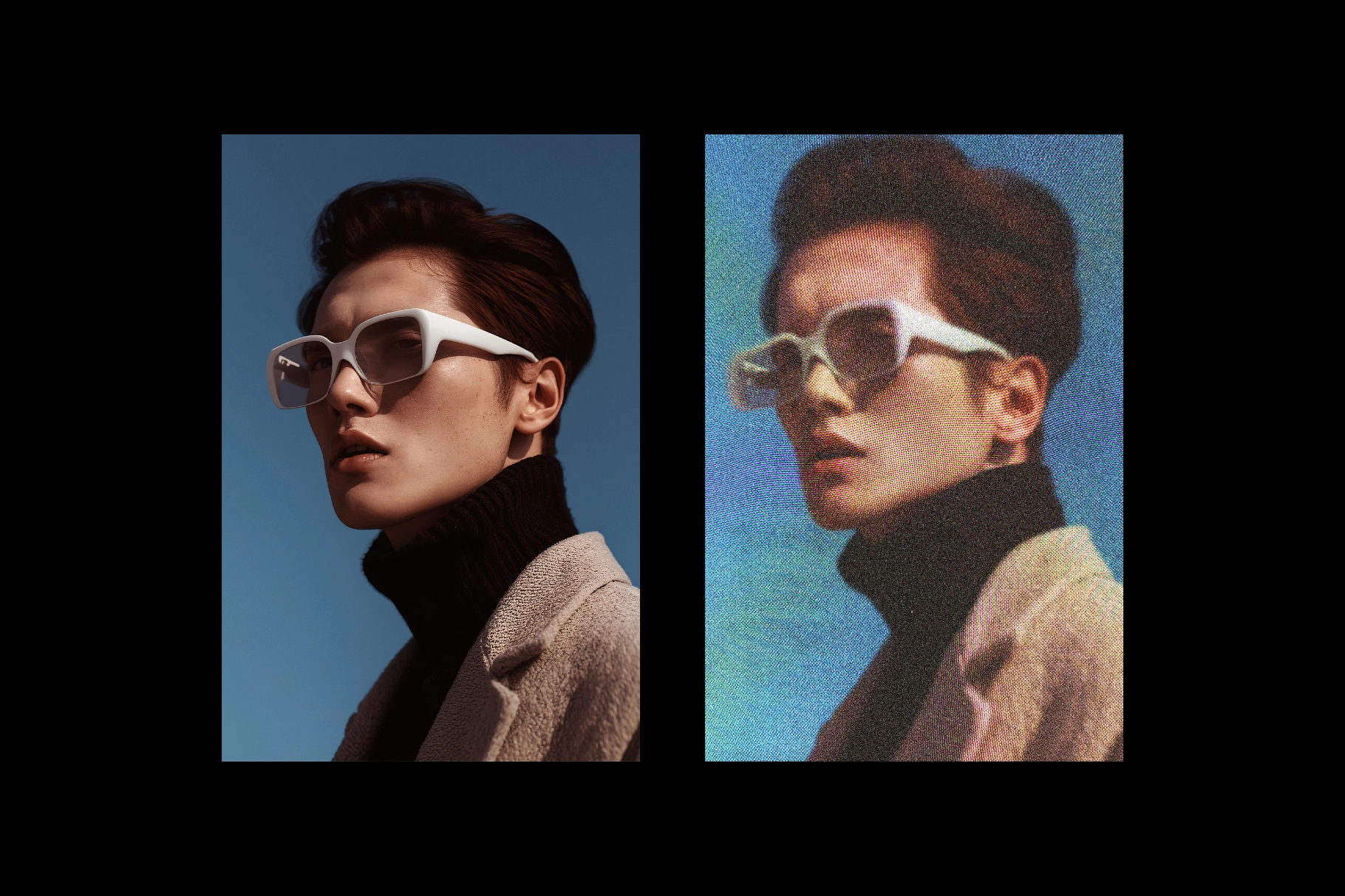 Screen Distortion Photo Effect