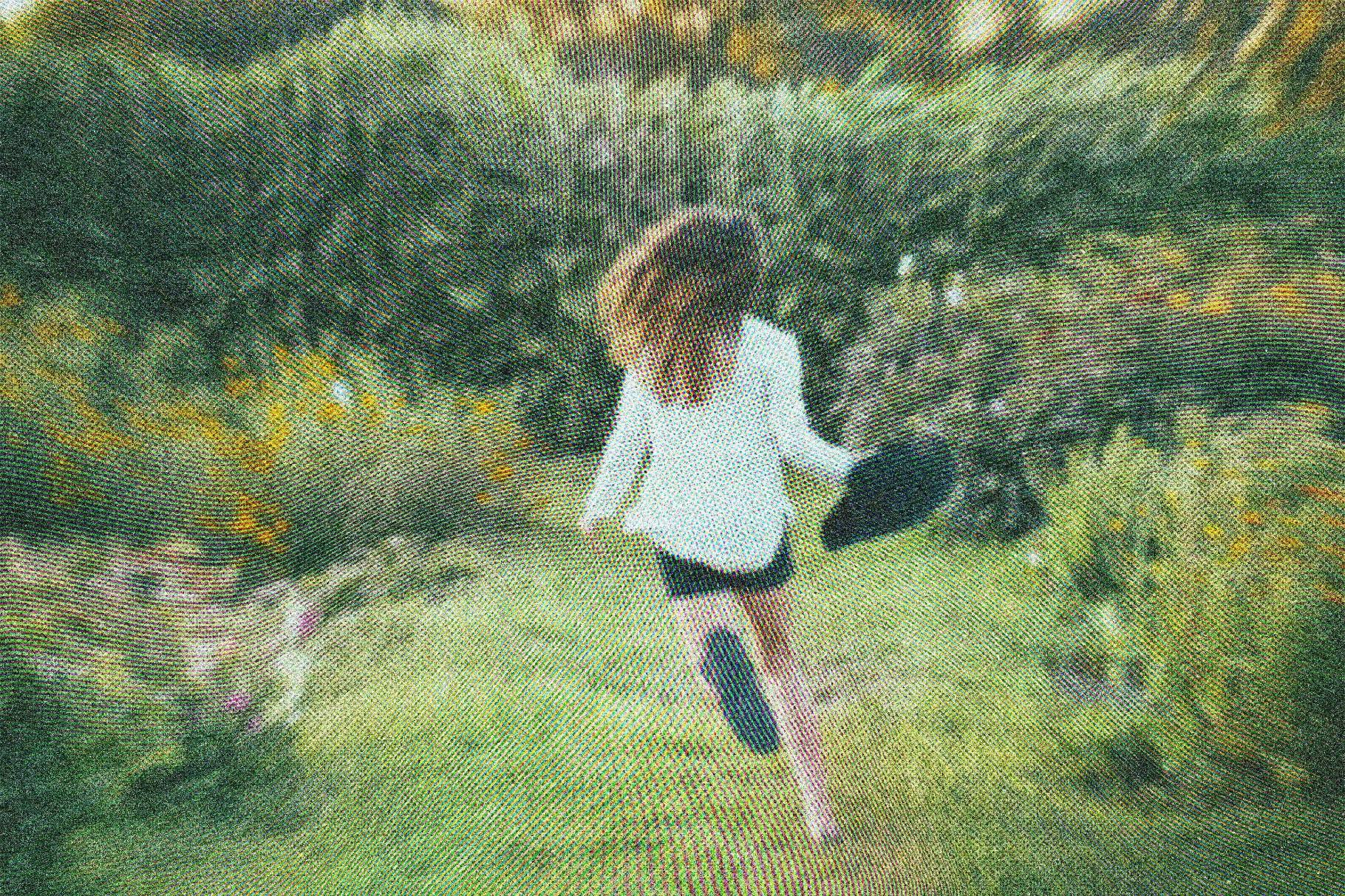 Screen Distortion Photo Effect