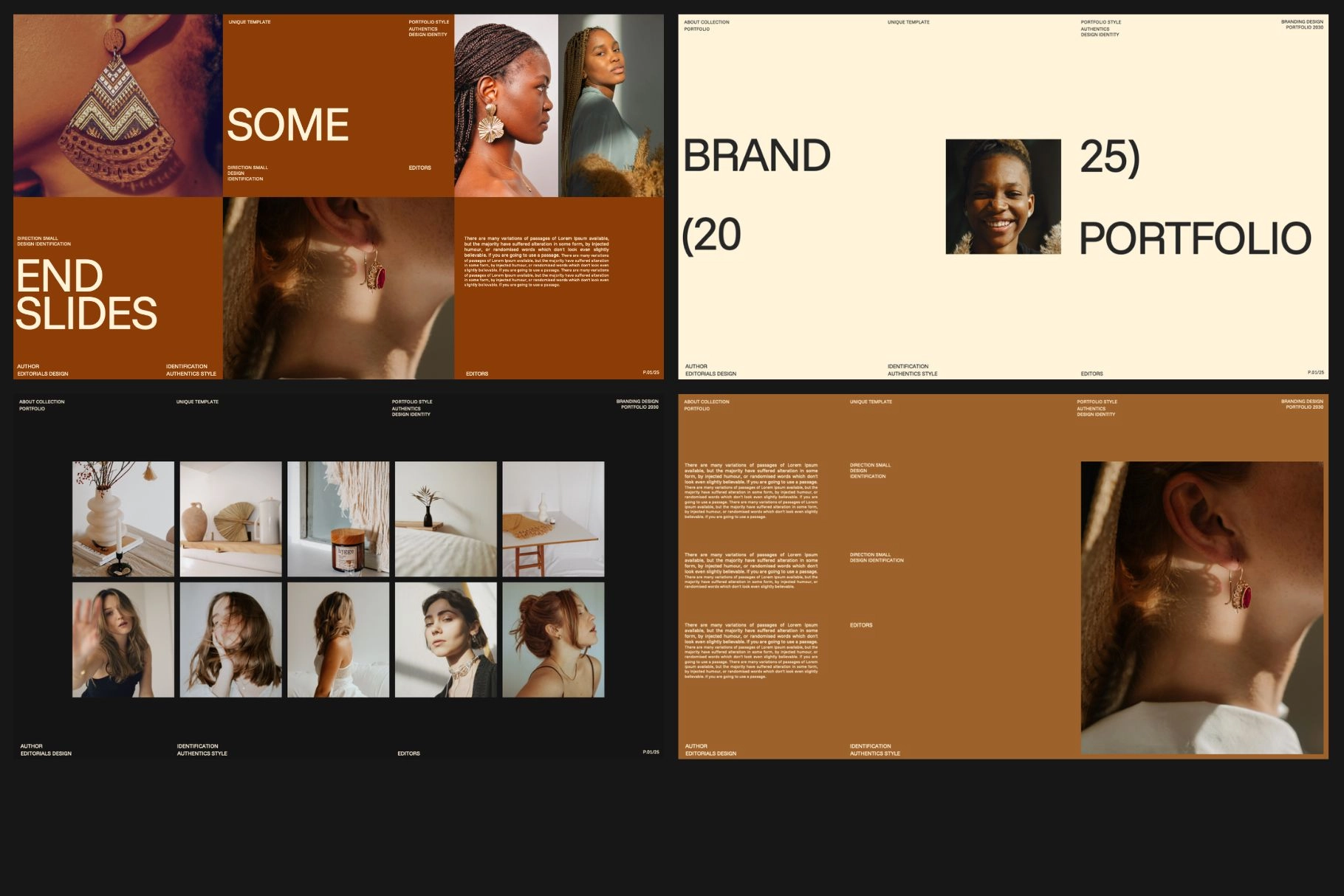 Brand Portfolio PowerPoint Template - Some
