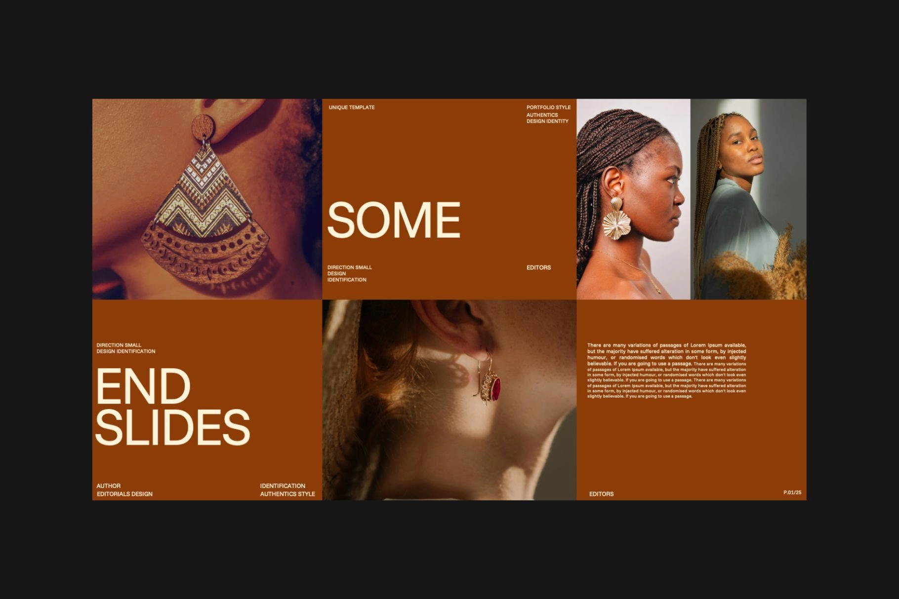 Brand Portfolio PowerPoint Template - Some