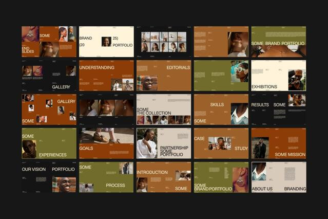 Minimal Brand Portfolio Canva Template – Some