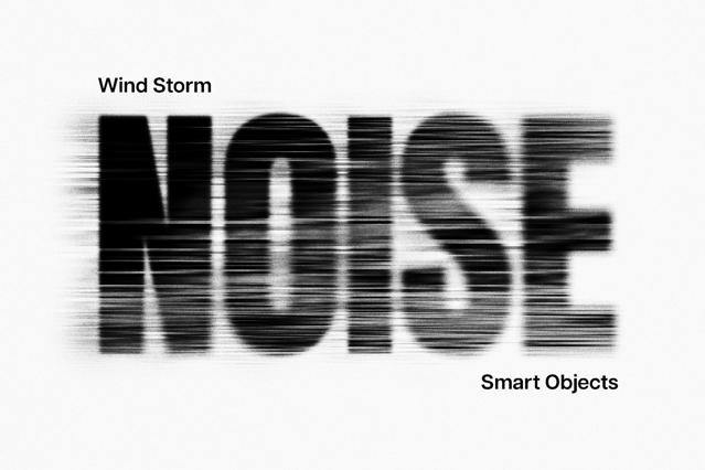 Wind Storm Text Effect