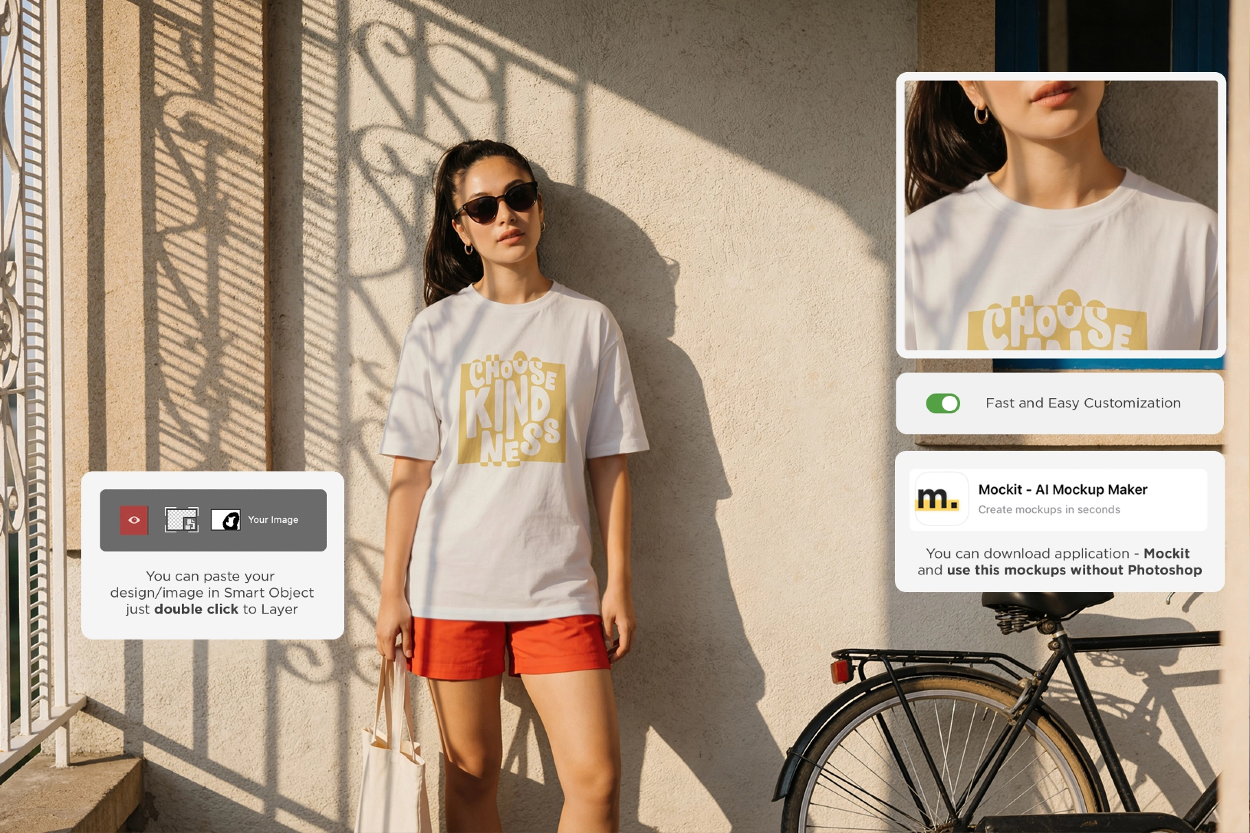 T-Shirt Mockup Lifestyle Scenes